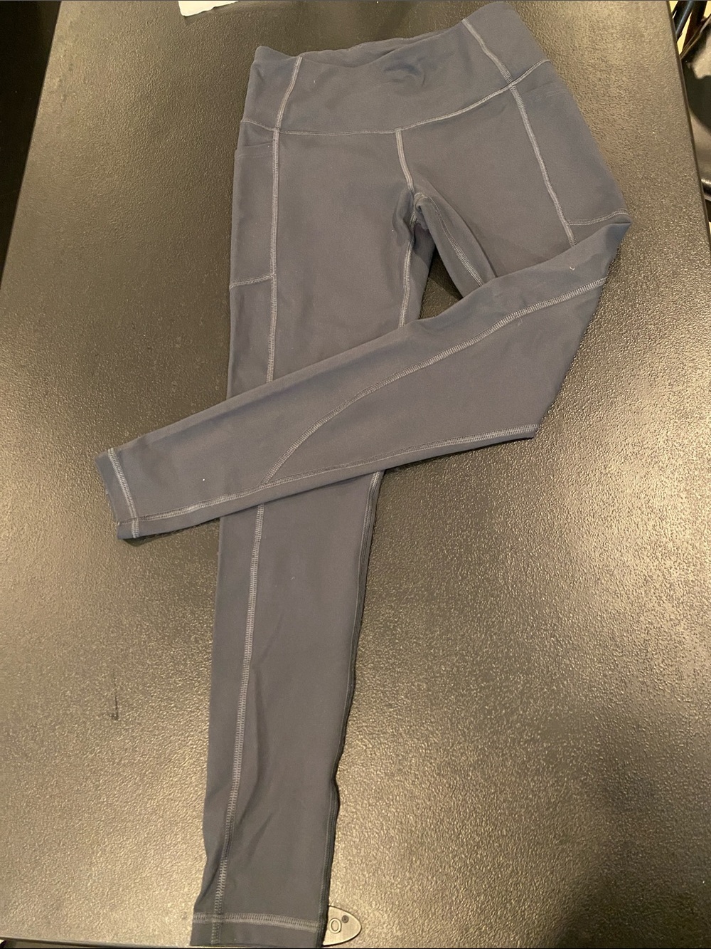 High-Waist Gray Workout Leggings
